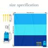 Folding Sandproof Beach Blanket Waterproof Beach Mat Portable Lightweight Picnic Blanket Camping Mat for Travel Hiking Sports