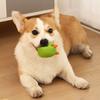 Squeaky Dog Chew Toy Latex Cute Devil Dog Teeth Cleaning Toy Safe Puppy Teething Toy for Biting Catching Intercative Fetch Game