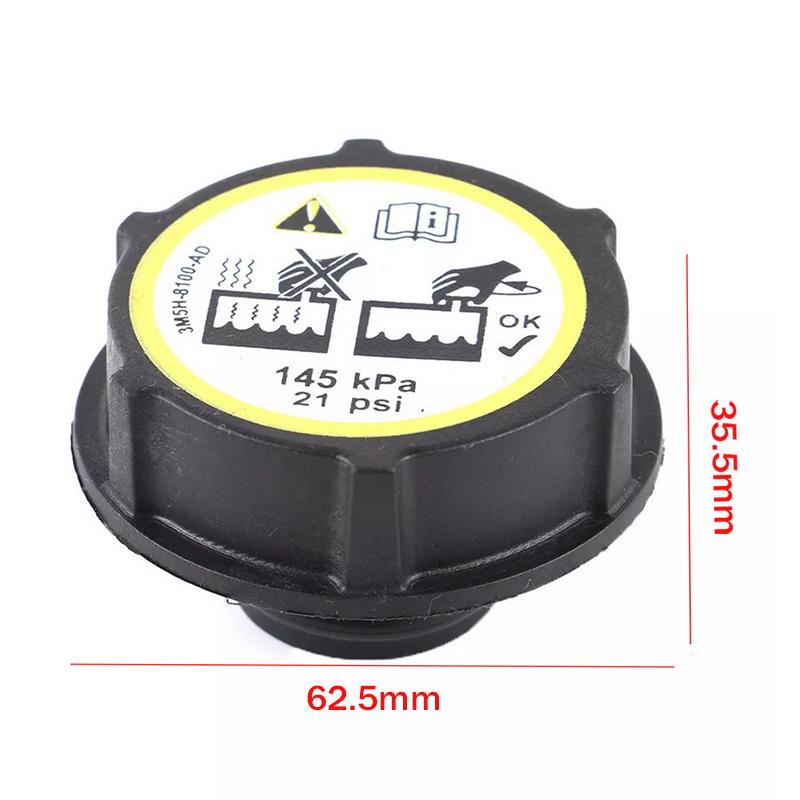 3M5H8100AD Water Tank Cap Coolant Expansion Radiator Bottle Cap For Volvo Ford Focus Fiesta Transit C-max Mondeo S-MAX Ecosport