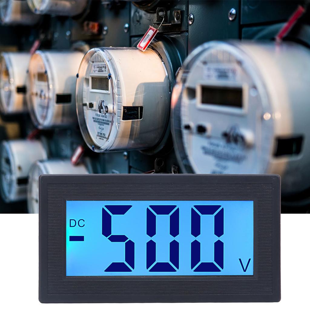YB5135DB DC Digital Voltmeter LCD Display Voltage Meter AC100240V Power SupplyDC 0500V