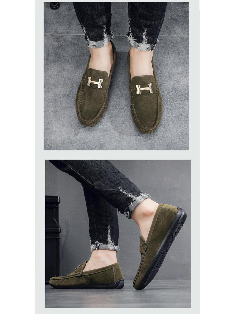 Men's Korean-Style Breathable Slip-On Casual Shoes