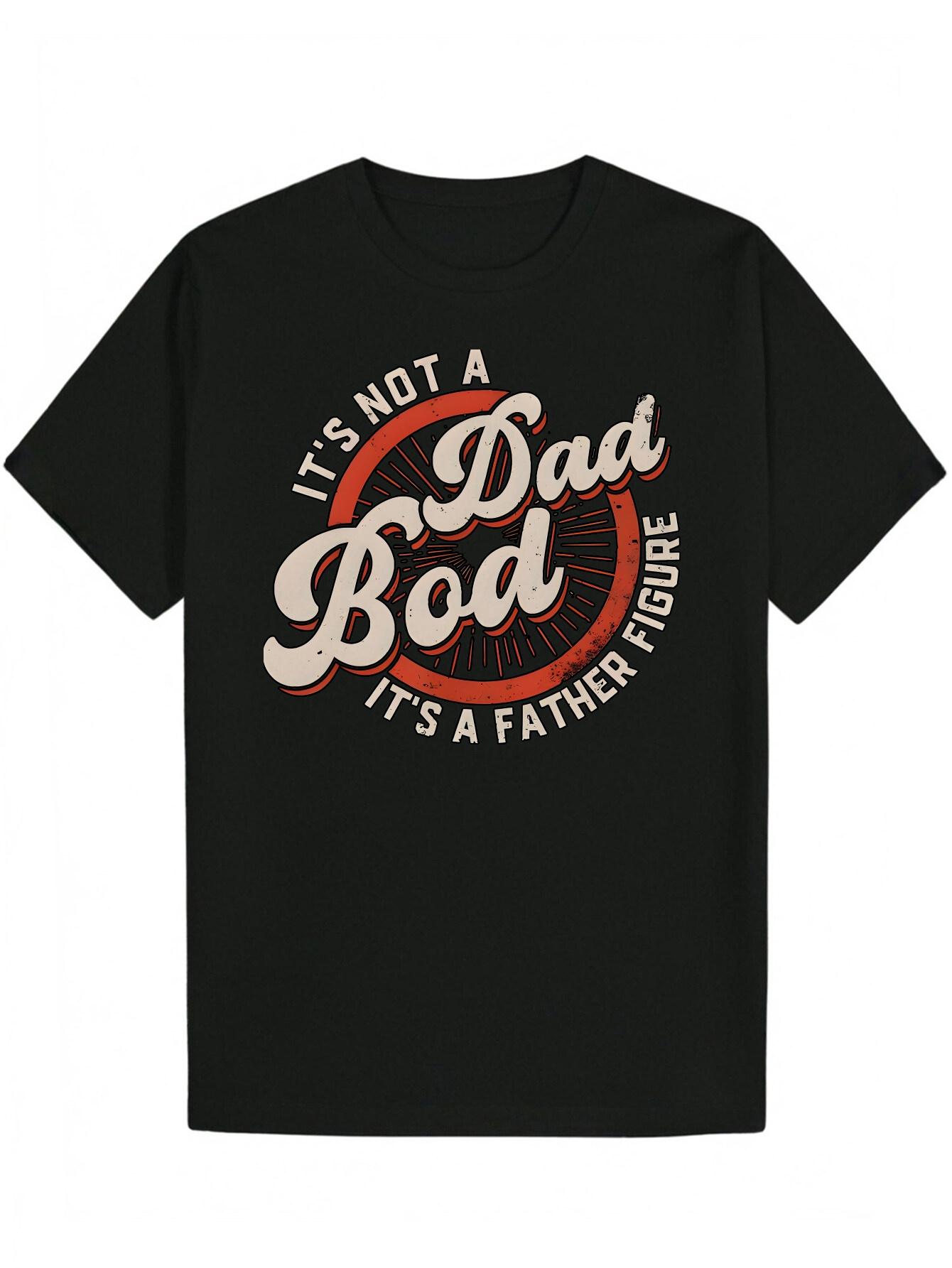 Round Neck Polyester Letter T-shirt S