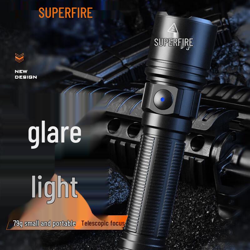 SupFire F2-SLED Rechargeable LED Flashlight