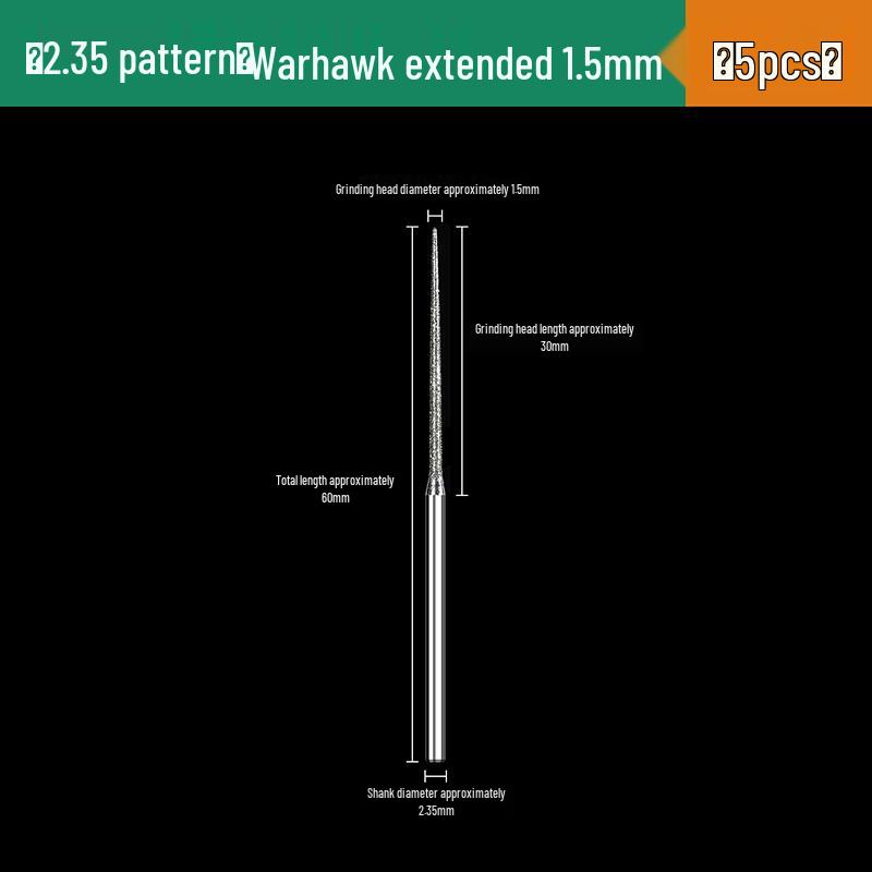 Silicon Carbide Diamond Bead Reamer for Jade, Pearls, Stone, and Wenwan.