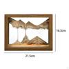 Art Picture Home Decor Decoration Liquid Hourglass Ornament Sandscapes Crafts Flowing Sand Painting