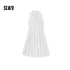 Semir Women's Jacquard Cotton Linen Sleeveless Dress