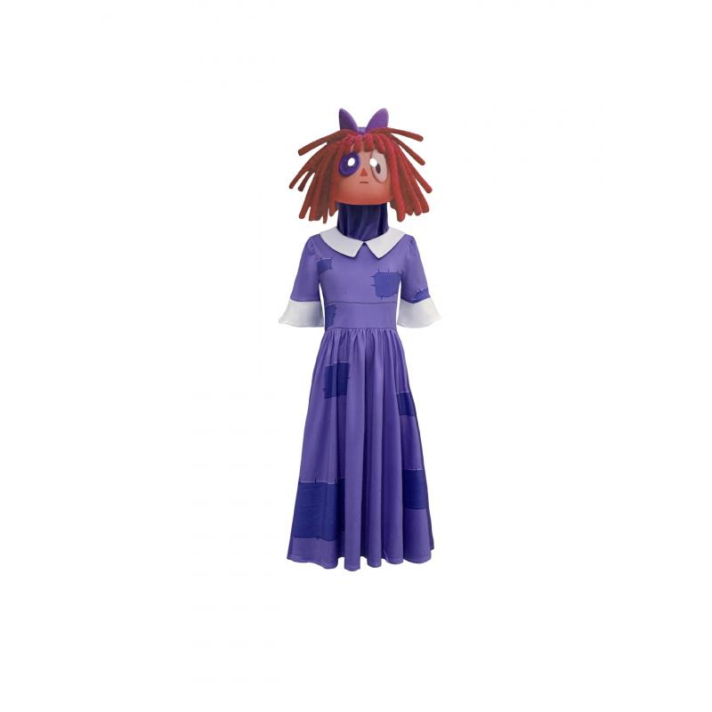 Lo Straordinario Circo Digitale Costume Cosplay Pomni Jax Gangle Tuta Teatro Halloween Adulti Bambini G