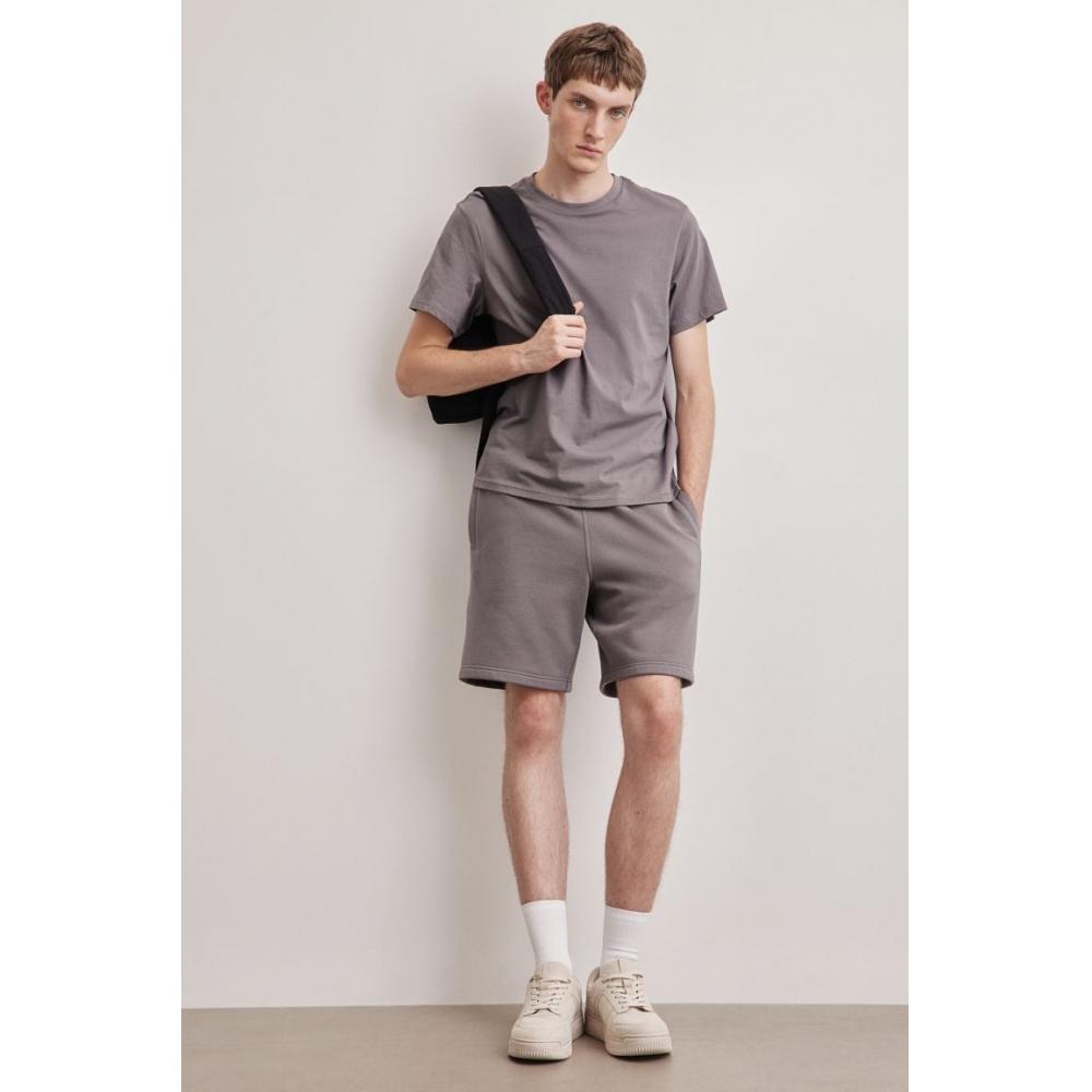 

Футболка HM Regular Fit, темно-серая L