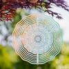 10 Inch Snowflake Metal Wind Spinner 360 Degree Rotating Outdoor Garden Decor Hanging Ornament for Yard Patio All Season Gift