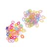 50 Pcs Chain Link Colorful Detachable Acrylic Open Chain Link DIY Jewelry Making Chain Buckle Decora