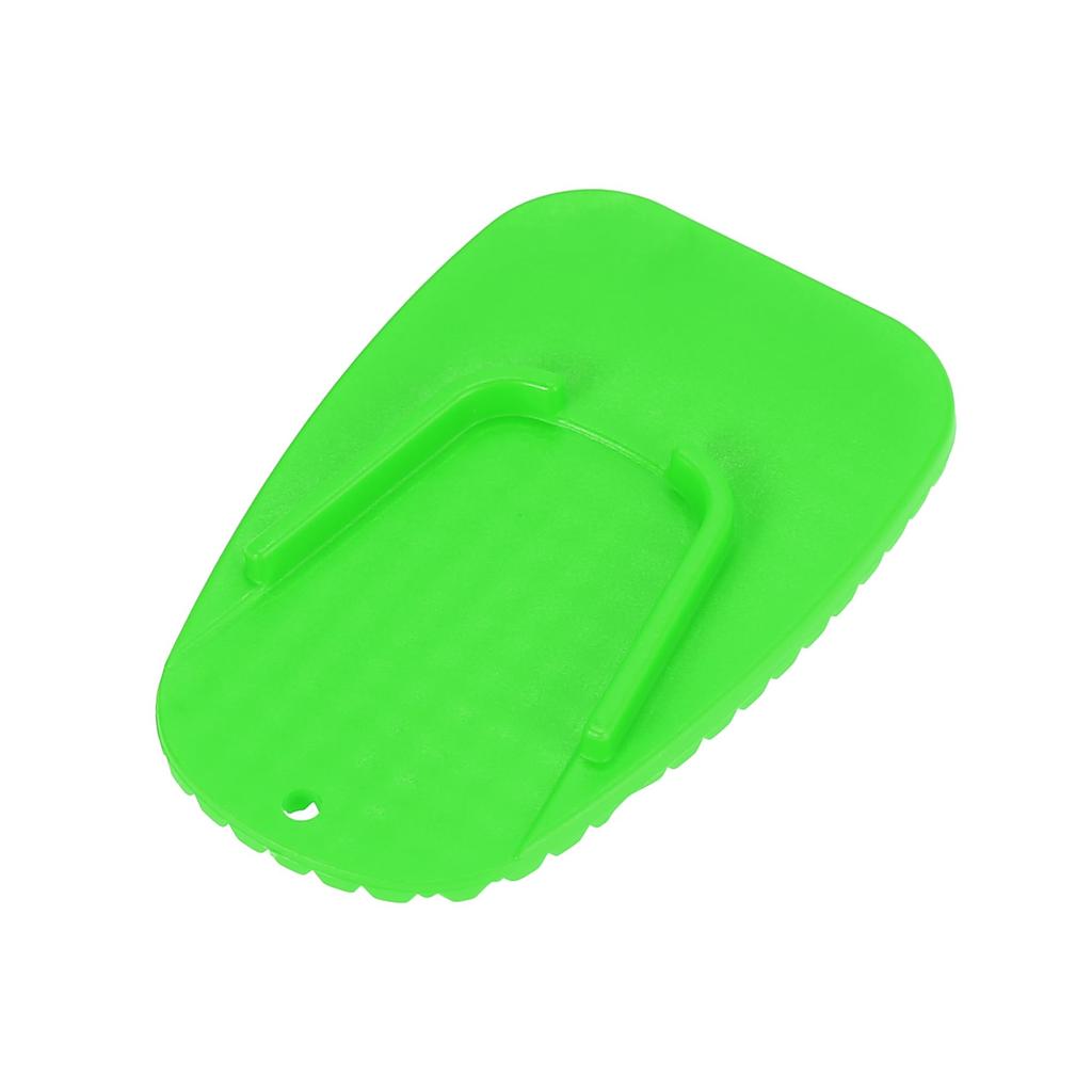 Motoforti Motorcycle Kickstand Pad Support Plate Pad Parking Stand Side Stand Extension Pad Green