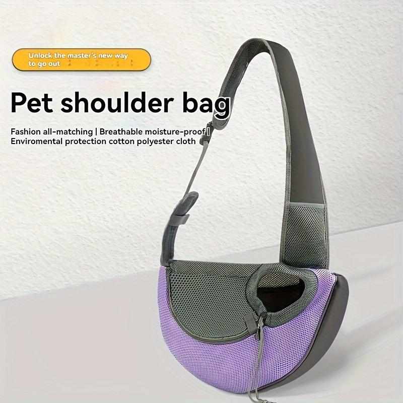 [Portable Pet Backpack] Portable Pet Backpack for Cats and Puppies | Small Size, Adjustable Shoulder Straps, Zippers & Ventilation Holes