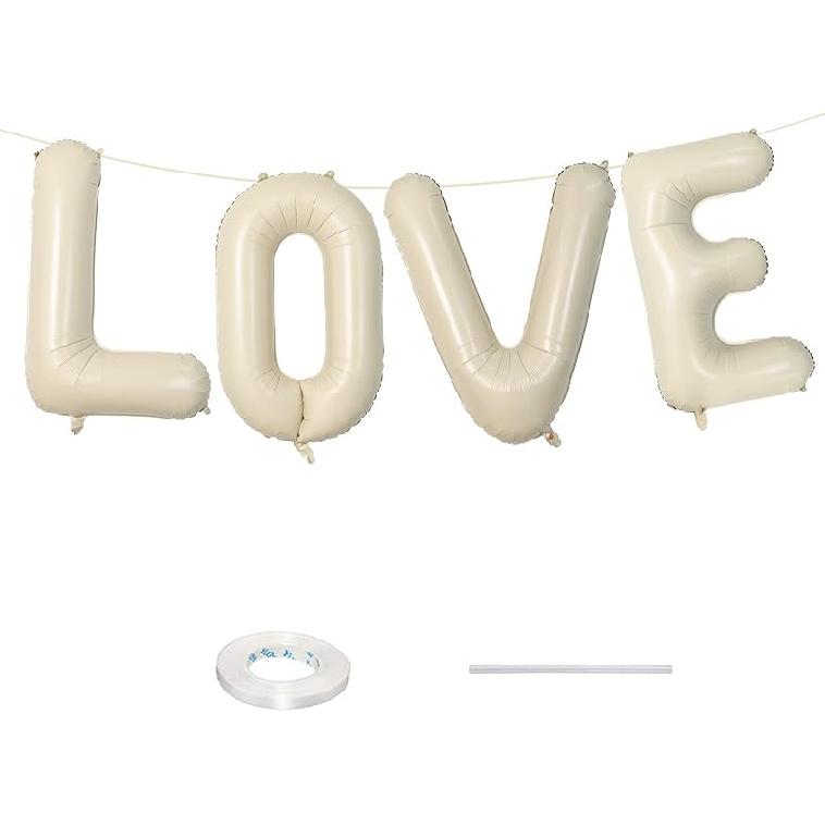 40 Inch Cream White 1 Balloon Numbers, Large Number 1 Balloon Foil Helium Number Balloons, Big 1st Foil Birthday Balloons for Boys Girls 1st Birthday