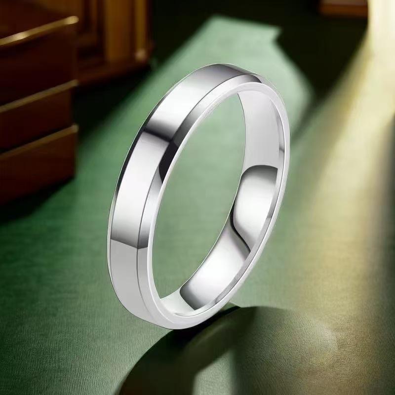 Men's Purple Titanium Steel Hip-Hop Ring - High-End, Unique, Stainless Steel Jewelry 