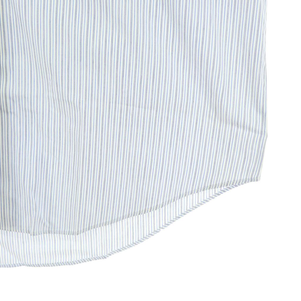 Unused CHAPS RALPH LAUREN Striped Pattern Short Sleeve Cotton Shirt 38 Men's Used