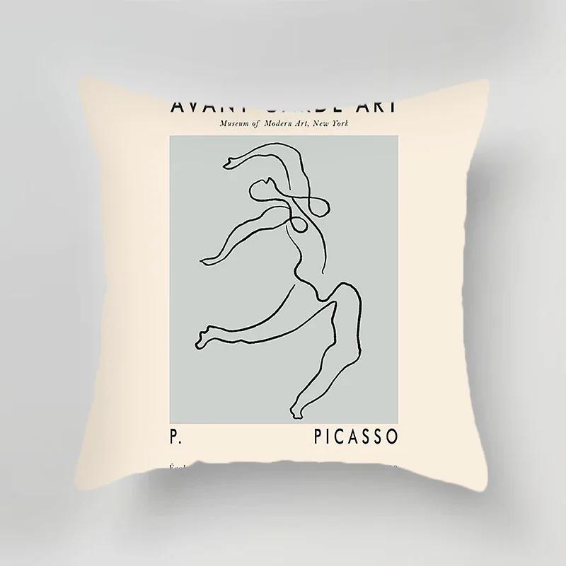 Nordic Abstract Geometric Collection Printed Sofa Cushion Cover Pillowcase Home Decor Party Car Bedding