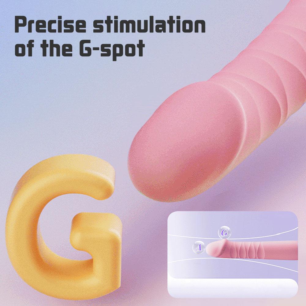 Vibromasseur télescopique à 10 modes pour femme, moteur à grande vitesse, point G, orgasme, gode, masturbateur féminin vibrant, jouet sexuel pour adulte