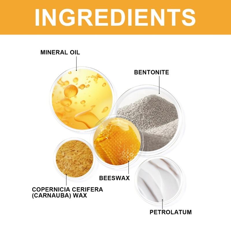 60ml/2oz Autokratzerentferner Universelles Autolack-Kratzer-Polierwachs Oberflächen-Kratzerreparaturpaste mit Schwamm