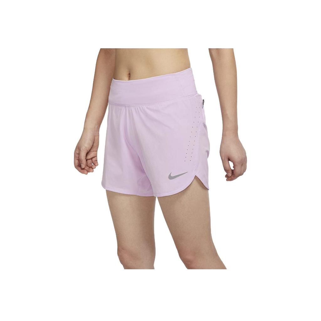 Nike Eclipse Solid Color Casual Running Shorts Women Shorts Pink Purple CZ9569-530