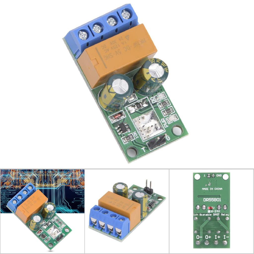 DR55B01 Motor Forward Reverse Controller Module Self Locking Reverse Polarity Relay(5V )