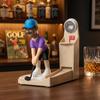 Sportovní otvírák na pivo s motivem golfisty a přihrádkou na sbírání víček Funkční domácí dekorace pro bar, kuchyň, párty