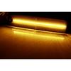 Smoked Lens Amber Full LED Strip Front Side Marker Light Kit For Pontiac Sunfire
