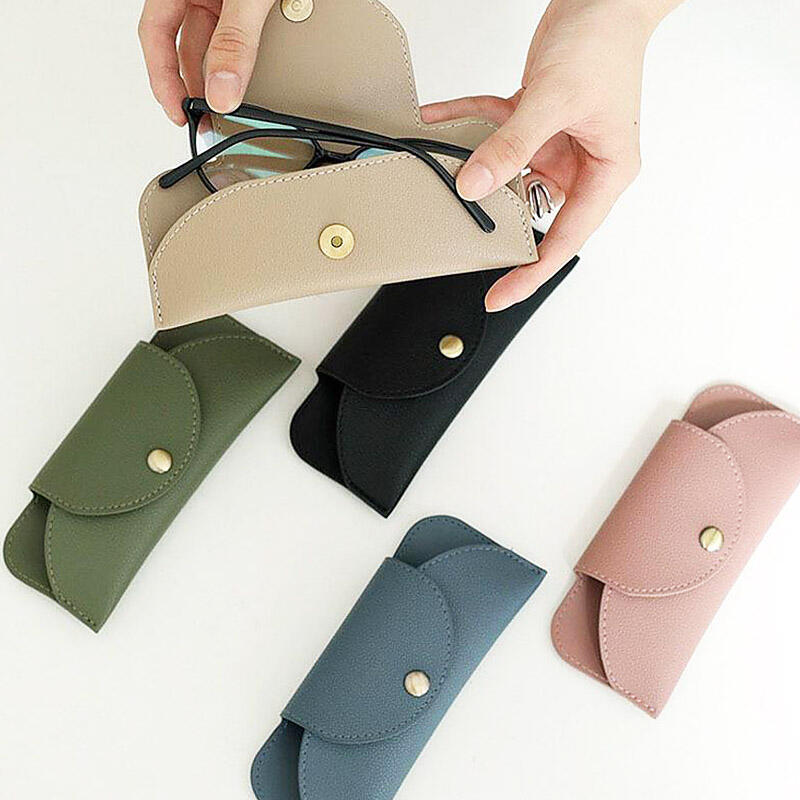 

Мягкий футляр для очков Кожаный чехол для очков DD-12385 pink