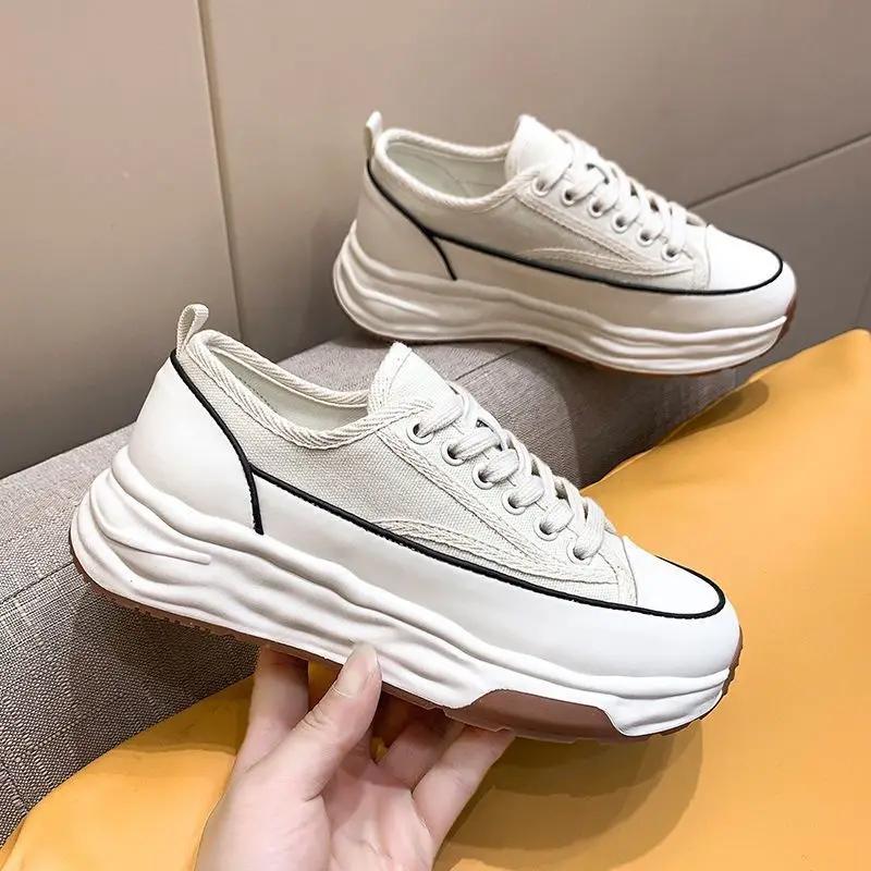 Sneakers Shoes for Women Spring Autumn Deals Original Vulcanized Shoe New In On Offer Korean Aesthetic 39 Casual Woman Footwear