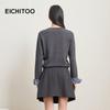 EICHITOO Chic High-Waist Pleated A-Line Skirt