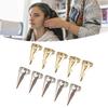 10PCS Hair Parting Ring Hair Selecting Tool for Halloween Cosplay Sectioning Hair Extensions Braiding Hair Styling