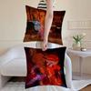 The Chipmunk Anime Adventure Cushion Cover Anti-dustmite Pillowcase Invisible Zipper Silky Short Plush Sofa Cushion Cover