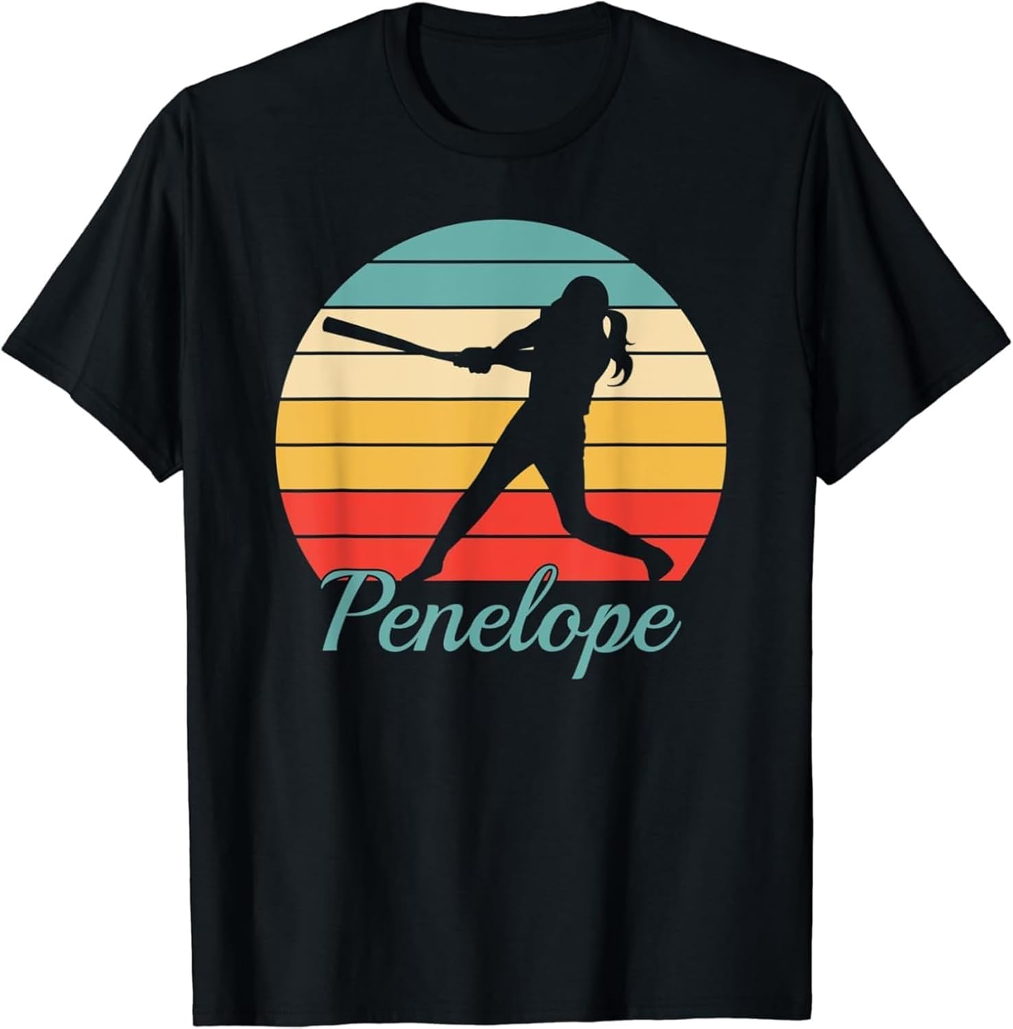 Penelope Name Gift Personalized Softball T Shirt XL