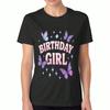 Birthday Caterpillar Women's Cotton T Shirt, Pure Cotton Premium Print, Durable, Leisure And Fashionable, Colorful Strawberry Number Six Birthday Grap