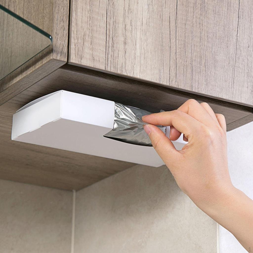 Food Storage Bag Organizer for Kitchen Freezer Bags Wall Mount Trash