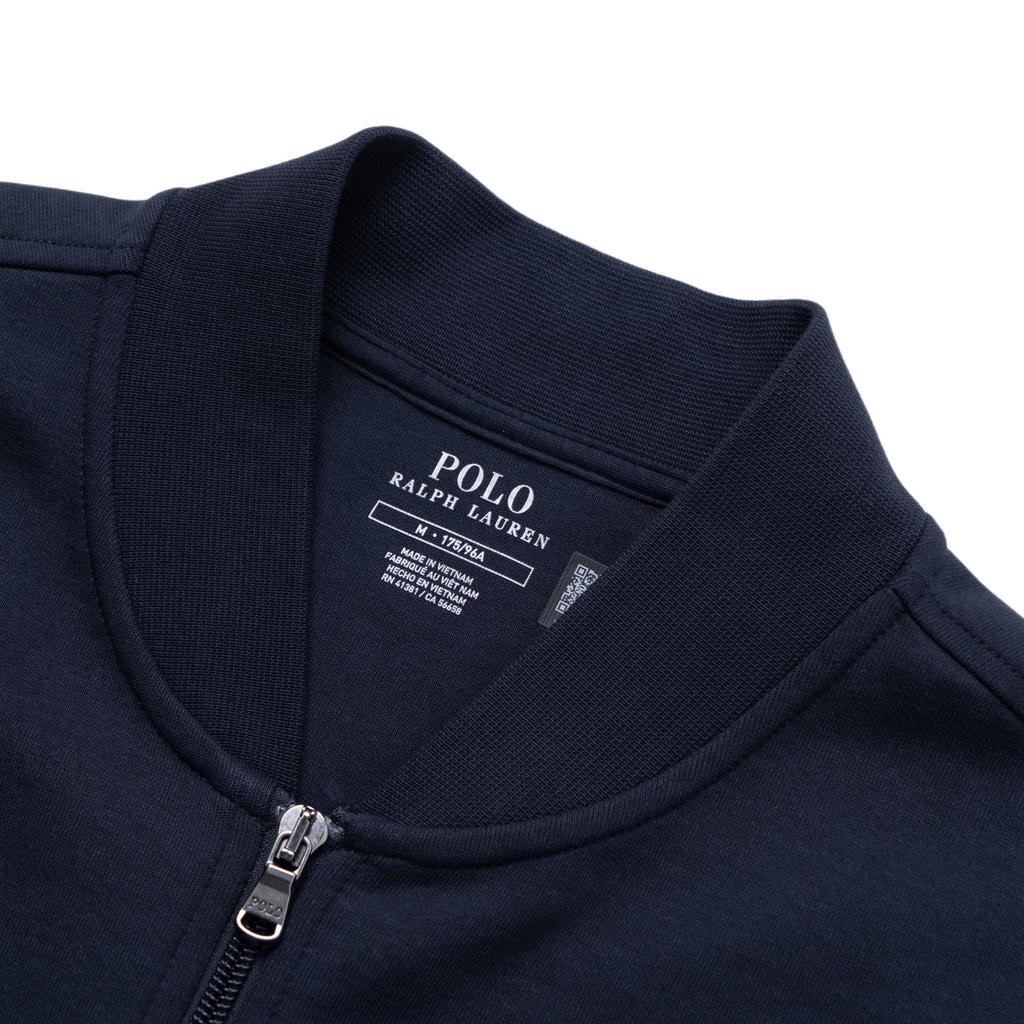 Polo Ralph Lauren Logo Embroidered Reversible Knit Zip-Up Long Sleeve Jacket Men jackets 710881521-007