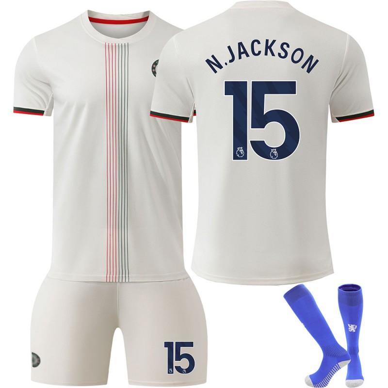 2526 Chelsea Away Football Jersey No. 7 Sterling 8 Enzo 6 Silva Home Correct Version Set