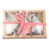 3 Dolls/set Christmas Dolls Hanging Knitted Fabric Plaid