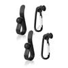 Q1FD Set Of 4 Lightweight Carabiner Clips And Holders Pendant Designed For Hole Bags Perfect For Travel And Hiking