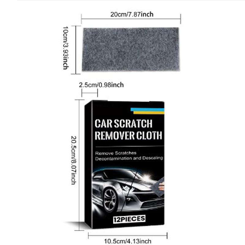 12X haine de mașină Nano Sparkle pentru zgârieturi Servetele de îndepărtare a zgârieturilor Nano Magic