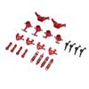 Aluminum Alloy RC Car Upgrade Parts Kit Shock Absorbers CVD Drive Shaft Front Rear Steering Cup for WLtoys K969 1 28 RC