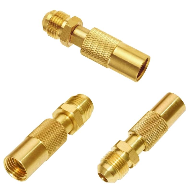 Mosazný propanový adaptér pro nízký tlak, 3/8palcový vnější závit, pro stolní grily, venkovní vaření a kempování