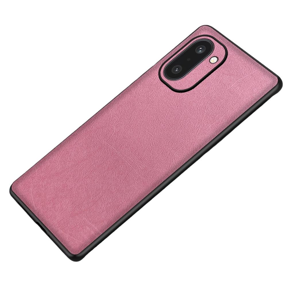 For OnePlus Ace 6T 5G Case Silk-Textured PU Leather Coated PC TPU Protective Phone Back Cover