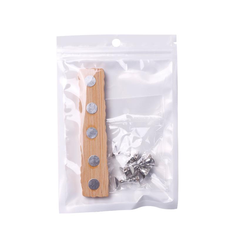 Solid Wood Magnetic Nail Art Holder for Beginners and Artists