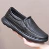 Fashion Men's PU Leather Shoes Formal Dress Loafers Large Size Casual Soft Mens Business Comfortable Non-slip Driving Shoes