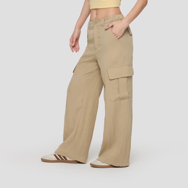 GAP Women's 2026 Summer Lyocell Blend Wide-Leg Cargo Pants