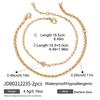 Youthway Delicate Tiny Zircon Bracelet For Women Minimalist 18K Gold PVD Plated Stainless Steel Bracelet Fashion Jewelry Gift