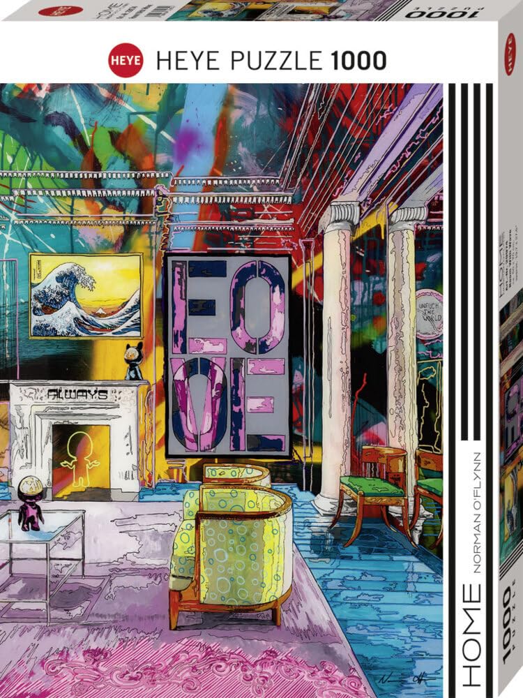 

1000-piece HEYE Puzzle Norman O Flynn: Room with Wave, 50x70cm, 29974