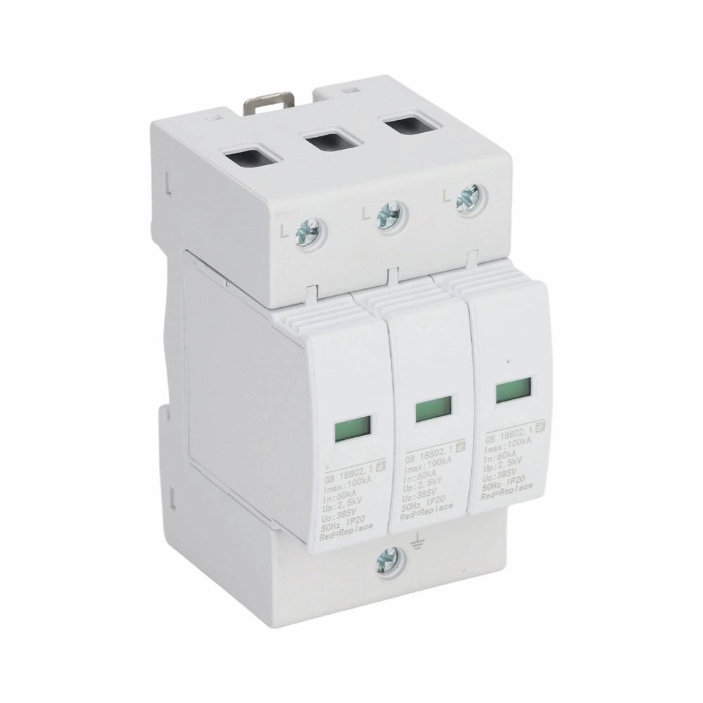 

3P Lightning Arrester 385V Lightning Protection Device Surge Protective Device Distribution Box