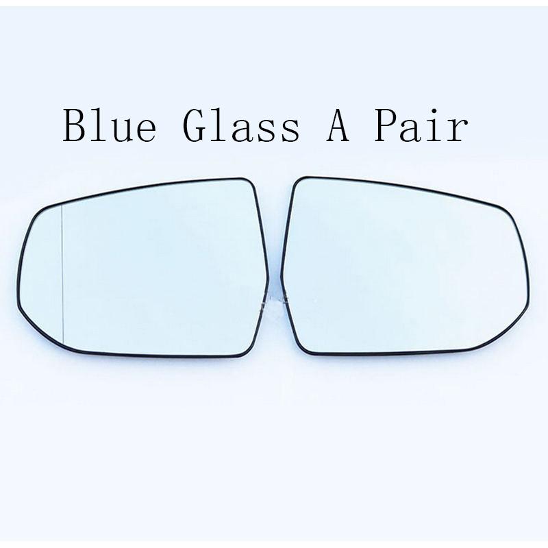 Replace Convex Heated Side Wing Blue Rear Mirror Glass for Chevrolet Malibu 2012 2013 2014 2015 2016 2017
