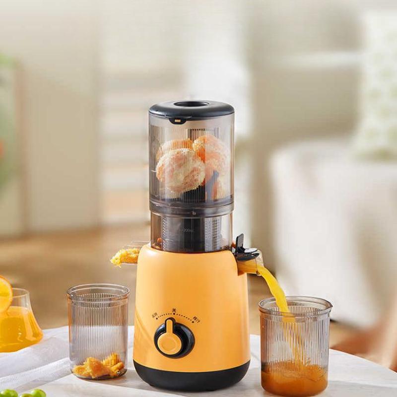 220V Large Caliber Juicer Juice Residue Separation Household Low-speed Juicer Fruit Vegetable Screw Slow Juicer Commercial